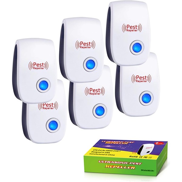 2025 Upgraded Ultrasonic Pest Repeller & Insect Indoor Repeller,Ultrasonic and