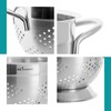 INOXPRAN - Stainless Steel Strainer - Professional Strainer with Handles