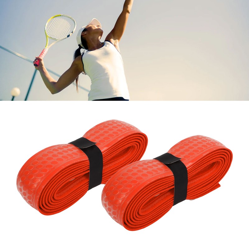 2 PCS Tennis Racket Grip Tape Badminton Racquet Thick Overgrips
