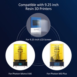 Anycubic Mono X 6K Screen Protector, Original Protective Film 5 Pieces Compatible with Mono X 6K, Photon M3 Plus 9.25 Inch LCD SLA UV UV Resin 3D Printer Thickness 0.1 mm Not for Mono X 4K