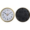 Silver Mini Clock Insert 2-1/2Inch 65mm Round Quartz Movement Clock