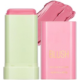 Multi-Use Makeup Blush Stick – Creamy, Tinted Solid Moisturizer for Cheeks, Eyes & Lips – Waterproof, Natural Nude Finish – Lightweight, Blendable Formula – Suitable for All Skin Types – 3# Pink, 1 Count