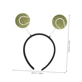 VOSAREA Tennis Stirnband Mit Frühlingsball-design Kreatives Haaraccessoire Für Frauen Für Partys Und Sportveranstaltungen Vielseitig Einsetzbar