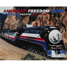 Southern Pacific 4449 American Freedom Train 8" x 10" Metal Sign