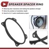 HEROFFIX 2 Pcs Audio Coaxial Speaker Speaker Spacer Ring Tweeter