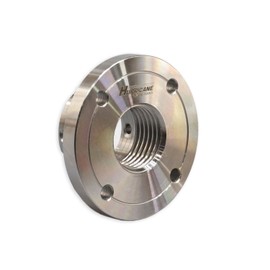 Hurricane Turning Tools, 3" Steel Faceplate For Wood Lathe, 1 1/4" x 8 TPI