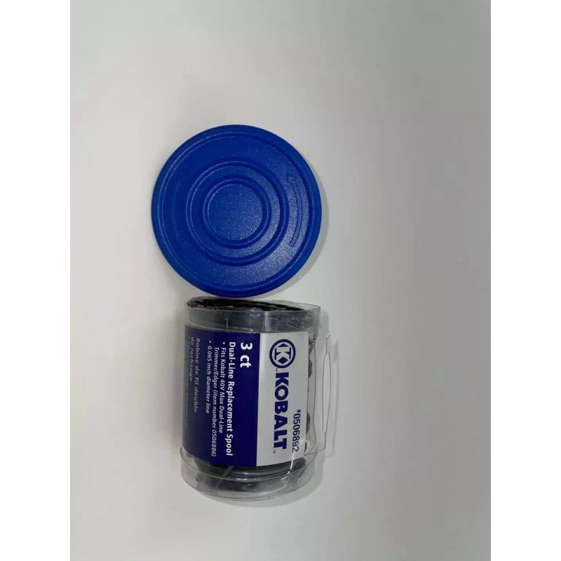 kobalt 3 Pack Kobalt Dual Line Spool 0.065" Diameter Trimmer