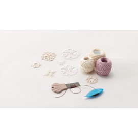 Clover Picot Comb, Taupe