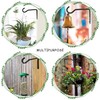 Hanging Basket Holder Plant Holder 2 Pieces Wall Hooks for