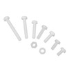Nylon Screw Nuts, 800 Pieces M3 Nylon Screw Nut Set