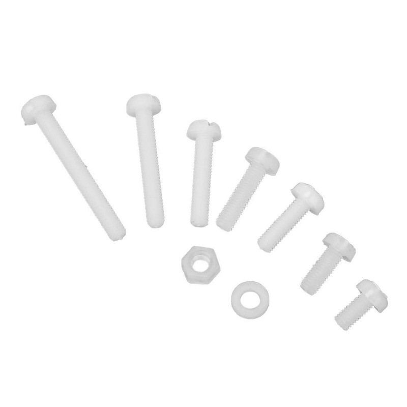 Nylon Screw Nuts, 800 Pieces M3 Nylon Screw Nut Set