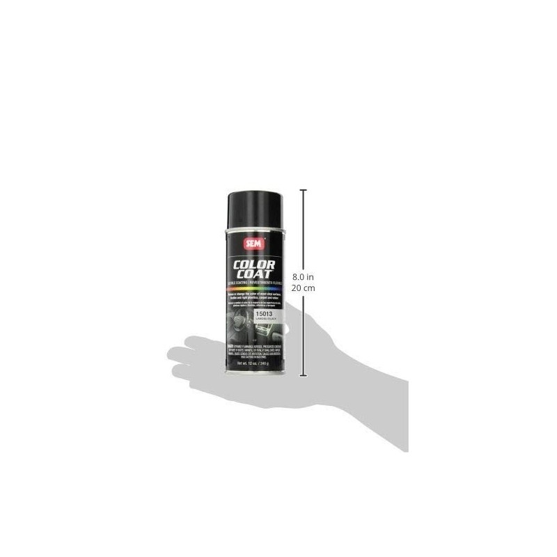 SEM 15013, Landau Black, Color Coat Vinyl Paint