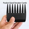 Mens Beard Comb Black