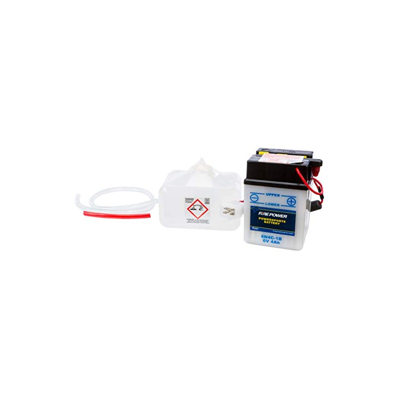 Fire Power 6V Battery W/Acid Pack 6N4C-1B