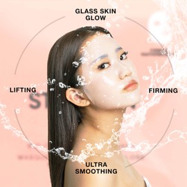 STARSKIN Close-Up 4x40g, Coconut Bio-Cellulose Firming Face Mask for all Skin Types, Face Lifting Korean Skincare Mask, Skin Elasticity Improvement and Rejuvenating Effect, K Beauty Skincare