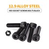 Cicidorai 520Pcs M3 M4 M5 12.9 Grade Alloy Steel,Hex Socket
