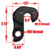 AUTUT 2 Pcs Universal Bicycle Bike Derailleur Hanger Frame Gear