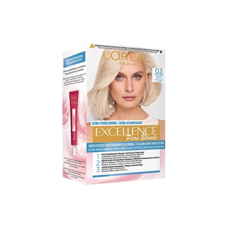 Loreal Excellence Blonde 03 Asblond - 1 Set