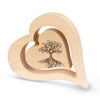 sagl.tirol Pine Heart with Floating Inner Heart and Engraving, 20