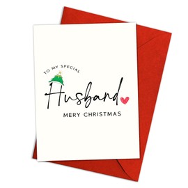 Podagree Happy Birthday to My Special Husband Card - Cute Romantic Love Card for Him or Her - Anniversary Card for Husband, Wife, Girlfriend, Boyfriend Perfect For Birthday Anniversary