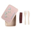 Fabulous Lunch Box Lunchbox mit Besteck, Rosa – Nymphea Seerose