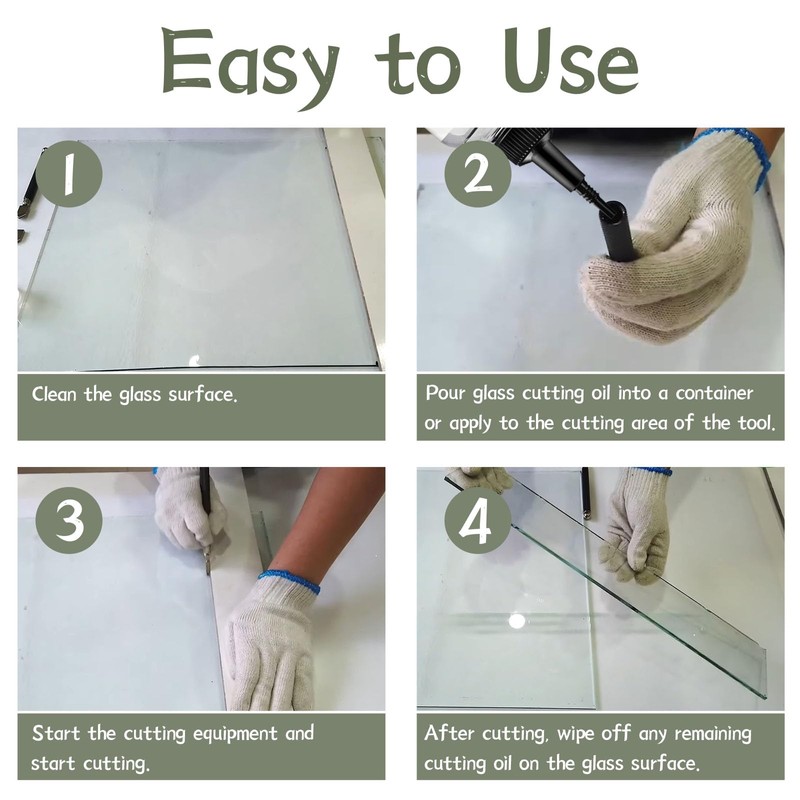WAN2TLK Glass Cutting Oil 100ml, Suitable for All Glass Cutting
