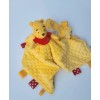 Handmade Lovey Winnie the pooh Plush Security Blanket Minky Comforter