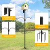 YINGYM Bird House Pole, 95 Inch Heavy Duty Bird Feeder