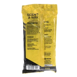 Hunters Specialties Scent-A-Way MAX Odorless Field Wipes - Scent Control Unscented Alcohol-Free Pre-Moistened Wipes for Hunters, Trappers, Anglers, and Campers, 24 Pack