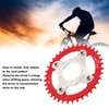 104BCD Electric Bike Chainring and Adapter 38T Aluminum Alloy CNC