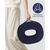 Orthopaedic Seat Cushion, Round, Coccyx Cushion Made of Memory Foam,