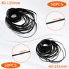 100 Pcs Recorder Rubber Belts - Cassette Recorder Repair Maintenance