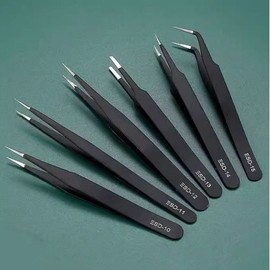 Premium Multi-purpose Precision Tweezers Eyebrow Hair Removal Tweezers Nail Art / 프리미엄 다용도 정밀핀셋 눈썹 제모 족집게 네일아트