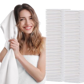 rngwaper Disposable Bath Hair Drying Towels, 100 Count Super Absorbent Large Luxury Towels, Salon & Spa Yoga Camping Trips for Hair, Face, Body 16" x 31.5"