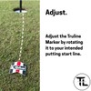 Kaluza TrueLine® Golf Alignment Ball Marker – Putting Aid –