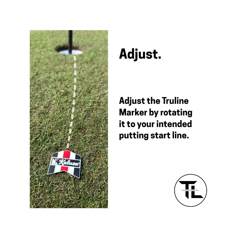 Kaluza TrueLine® Golf Alignment Ball Marker – Putting Aid –