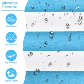 Becokan Beach Bag Large Waterproof Sandproof Beach Bags for Women Canvas Beach Tote Bag with Zipper Swim Pool Bag Travel Beach Essentials, Light Blue, Large