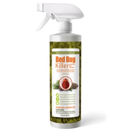 Bed Bug Killer 16 oz EcoVenger by EcoRaider, 100% Kill Efficacy, Bedbugs & Mites, Kills Eggs & The Resistant, Lasting Protection, USDA BIO-Certified, Plant Extract Based & Non-Toxic, Child & Pet Safe