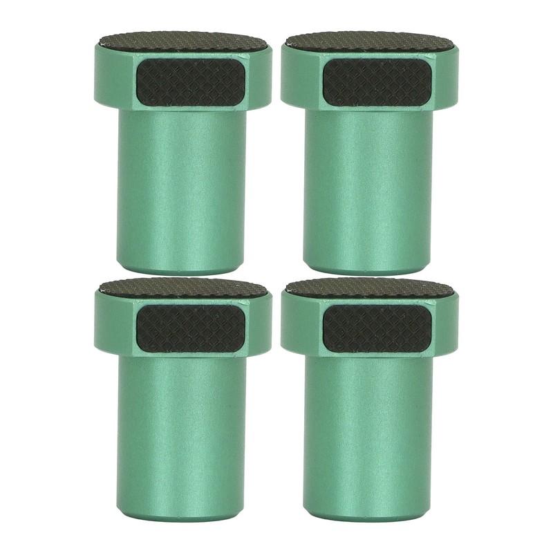 4 Pcs 19mm Bench Dog Green Aluminum Alloy Workbench Peg