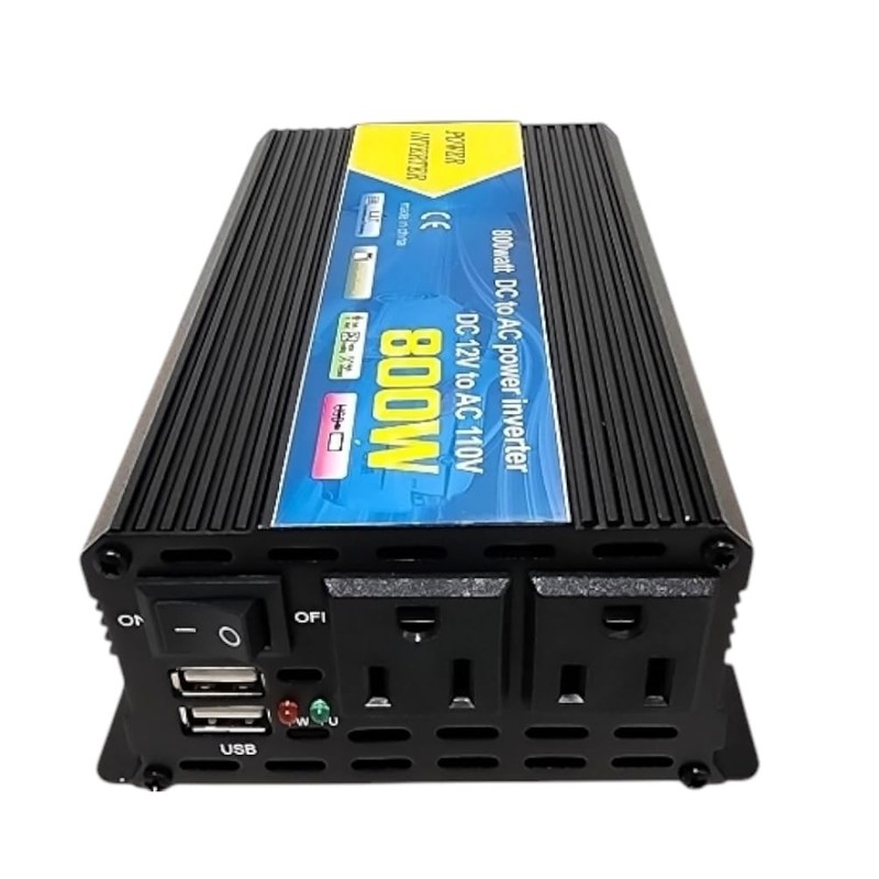 High-Power DC to AC Power Inverter – 12V to 110V/220V