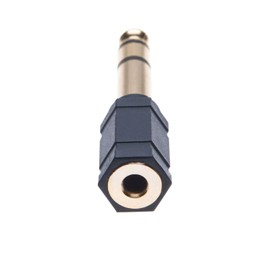 Insignia 1/4"-to-3.5mm Mini Headphone Jack Adapter - Black