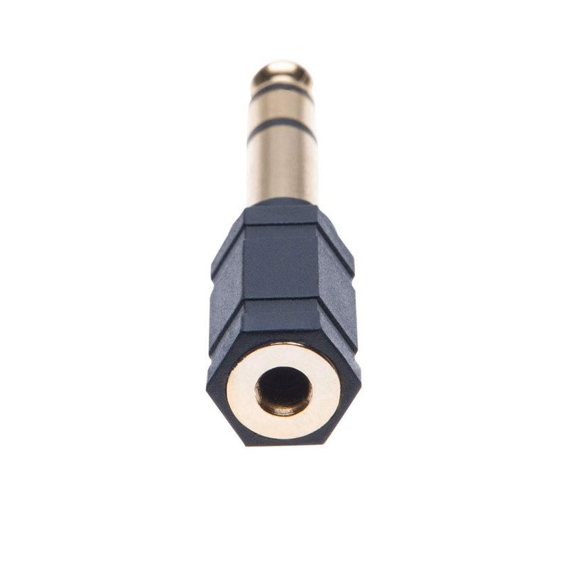Insignia 1/4"-to-3.5mm Mini Headphone Jack Adapter - Black