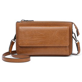 GAEKEAO Small Crossbody Bags for Women RFID Blocking Cell Phone Purse Bag Wallet with Credit Card Slots Shoulder