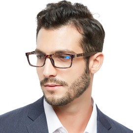 OCCI CHIARI Blue Light Blocking Reading Glasses Men Fashion Computer Readers 1.25(1.0 1.25 1.5 1.75 2.0 2.25 2.5 2.75 3.0 3.5 4.0 5.0 6.0)