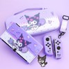 HYPERCASE Cute Switch OLED Carrying Case of Purple Bunny, with