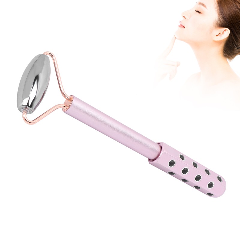 Germanium Granule Face Beauty Roller Massager Terahertz Stone Massage Tool