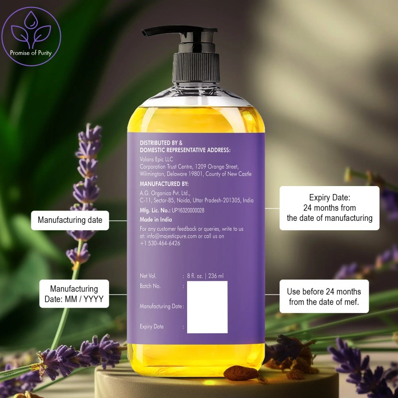 Lavender Massage Oil | 8 fl oz