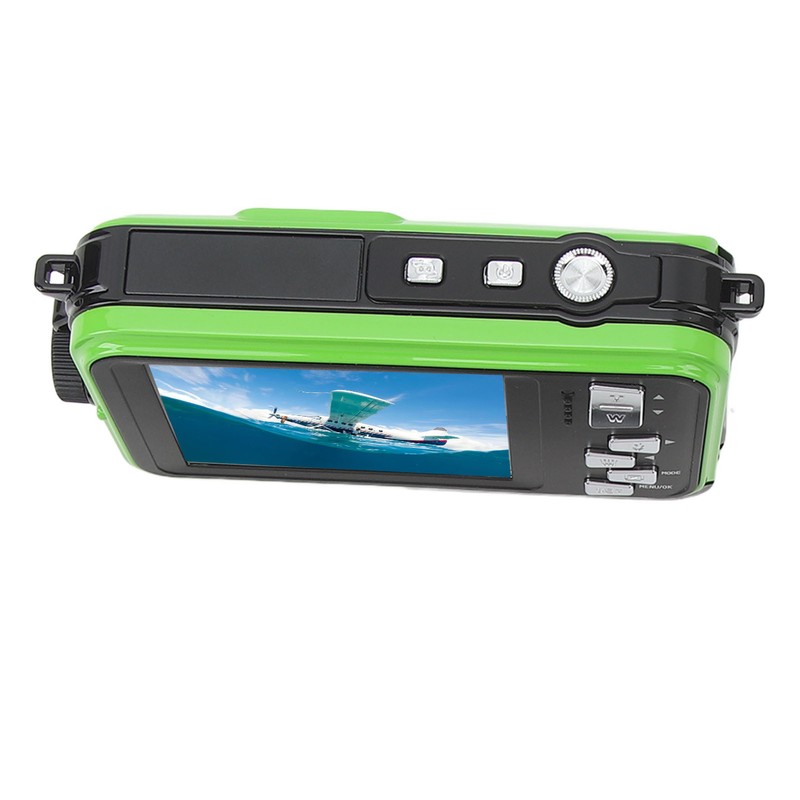 Waterproof Digital Camera 48MP 2.7K HD 16X Digital Zoom Dual