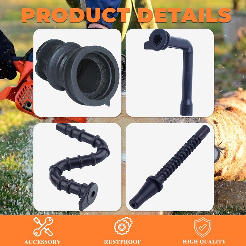Hyceker MS660 Air Filter Intake Boot Fuel line Hose Kit
