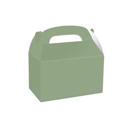 Partystadl 12 Pack Party Favor Boxes, Eco-Friendly Kraft Paper Candy Boxes with Handles, Sturdy Favor Boxes for Birthday, Holiday Events, and Snacks (Olive Green)